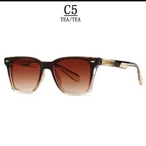 Stylish Brown Gradient Sunglasses